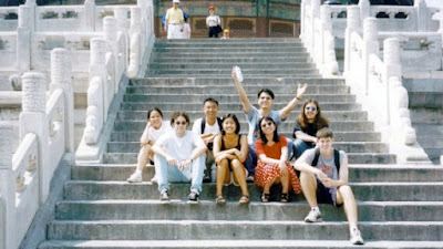 Our UCCEC group at  Temple of Heaven, Beijing in summer of 1997