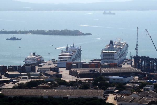 Monastery View of three ships