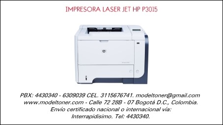IMPRESORA LASER JET HP P3015