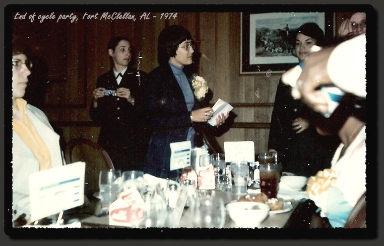 end of cycle party, Army, AL 1974