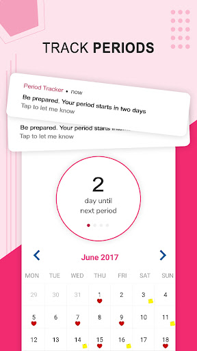 Screenshot Menstrual Cycle Period Tracker