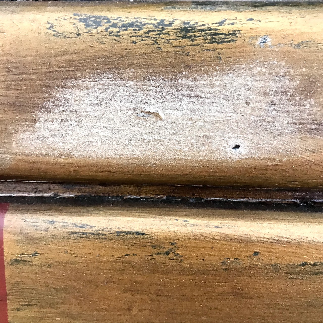 Hand-Painted Book Stack Chest