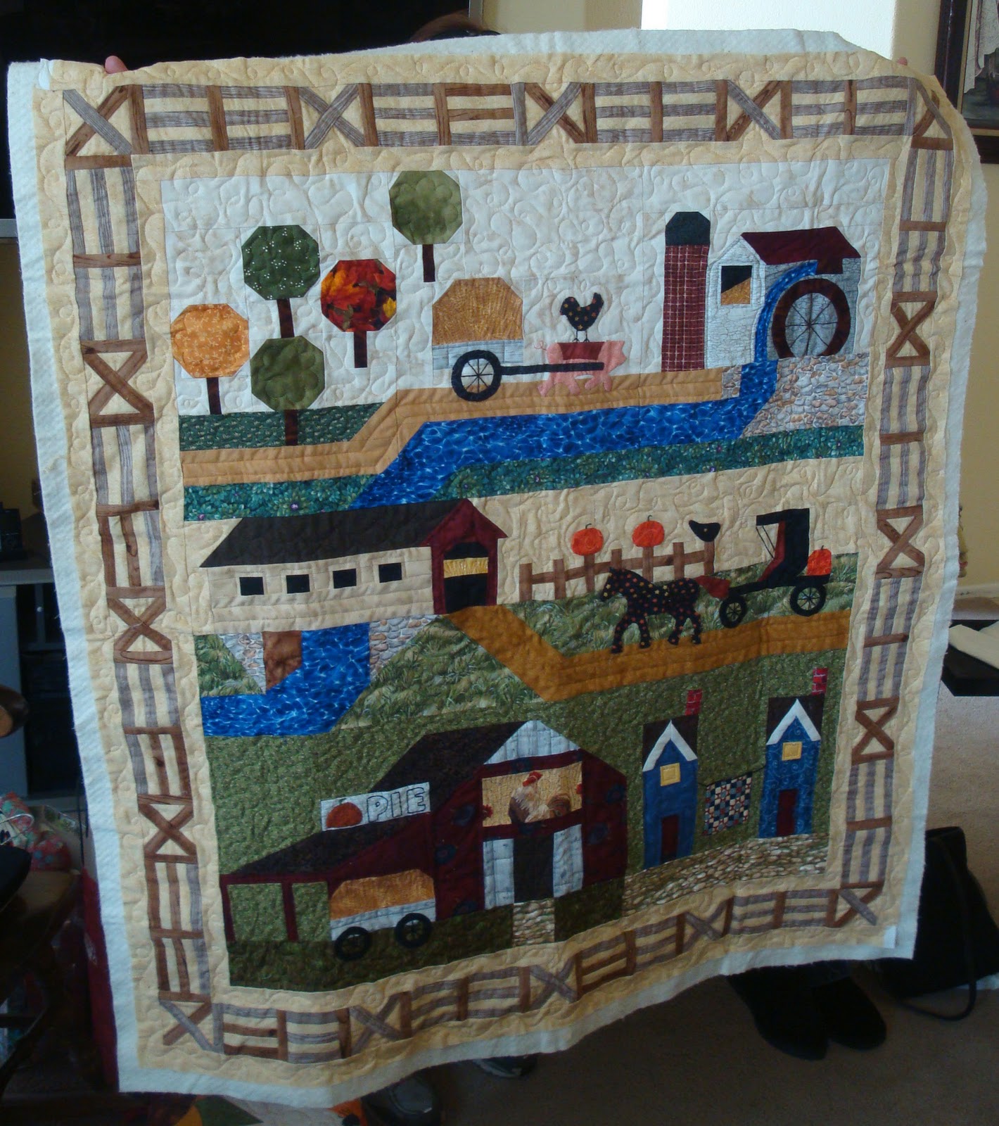 Needle In A Hayes Stack Nimble Thimbles Barn Slice Quilt!!