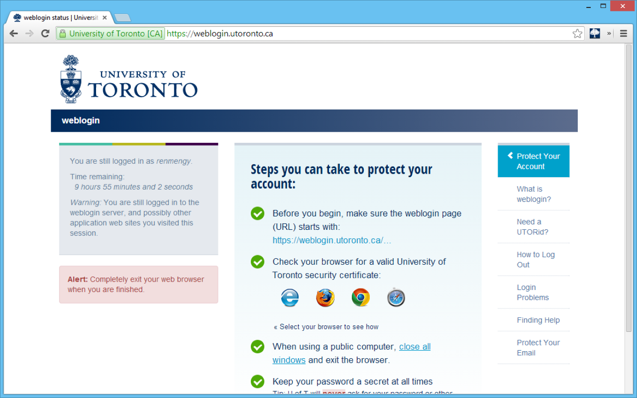 UofT Portal Auto Login Preview image 0