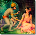 [Hanuman with Sita]