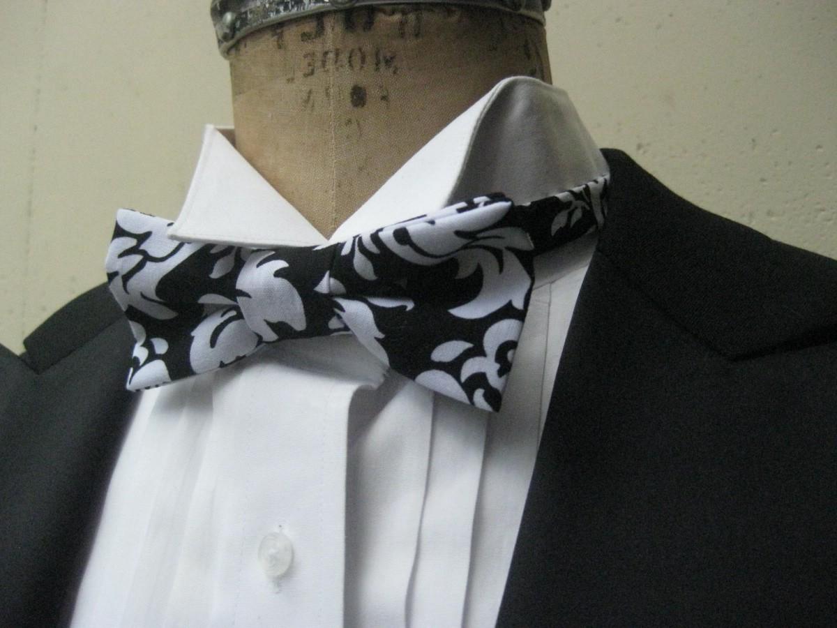 Black and White Damask