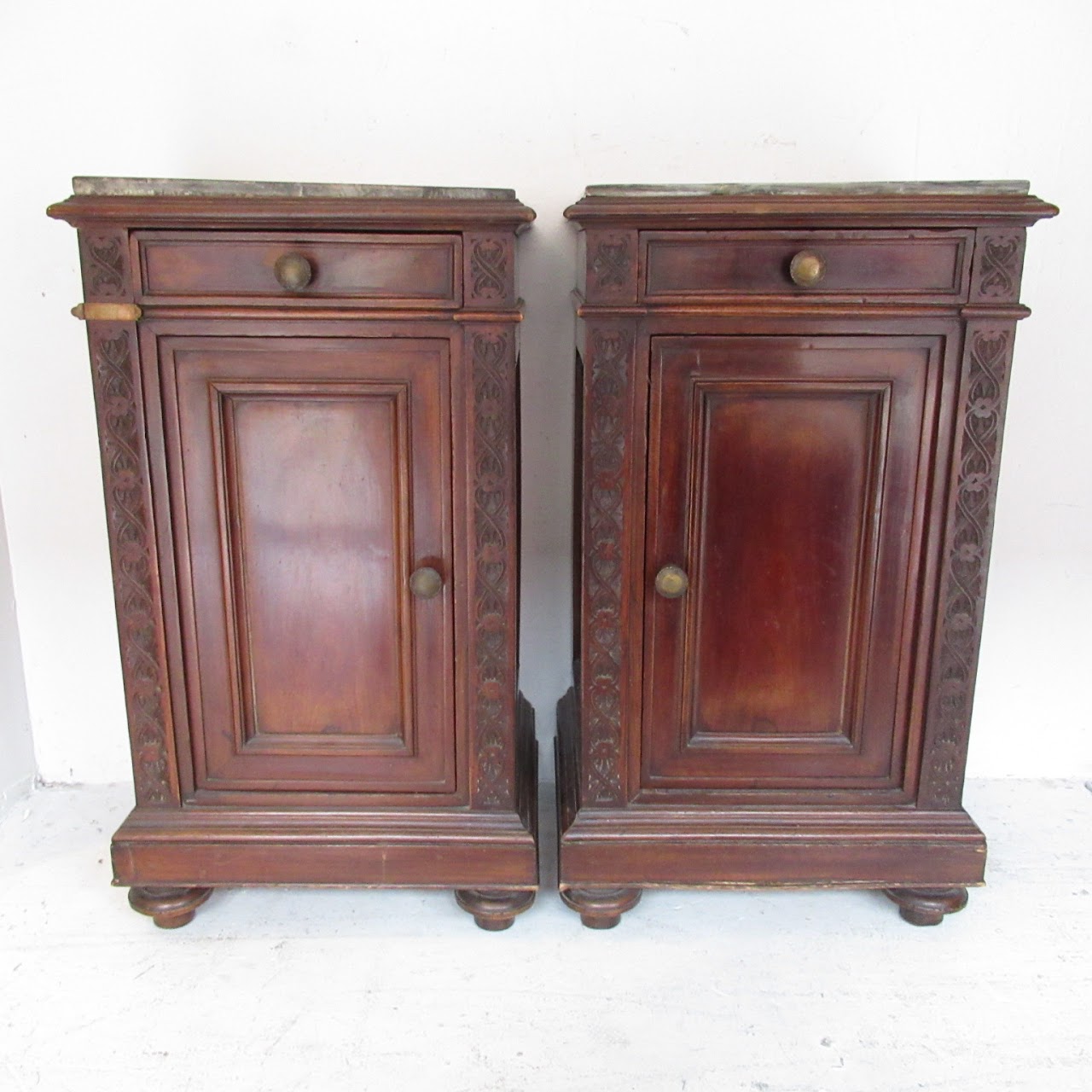 Vintage Side Cabinet Pair