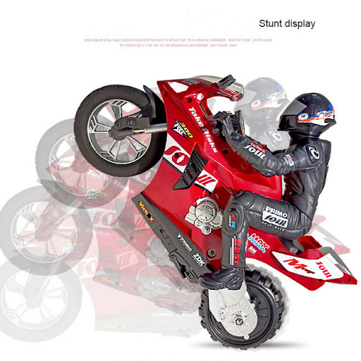 Title 2, Balanced Remote Control Stunt Electric Motorcyc...