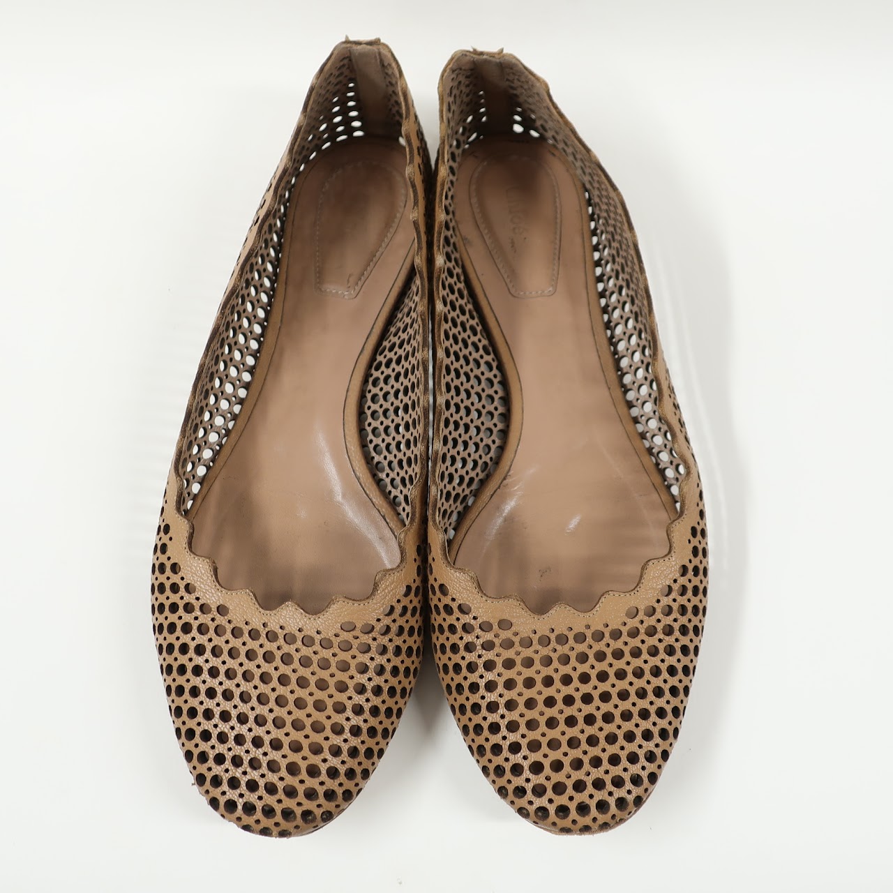 Chloé Perforated Flats