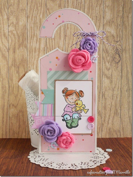 tutorial door hanger - scrapbooking - stamping - big shot - by cafecreativo for il murrillo