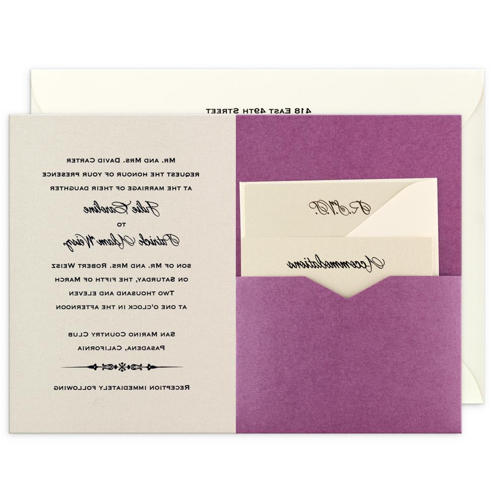 Pocket Wedding Invitation