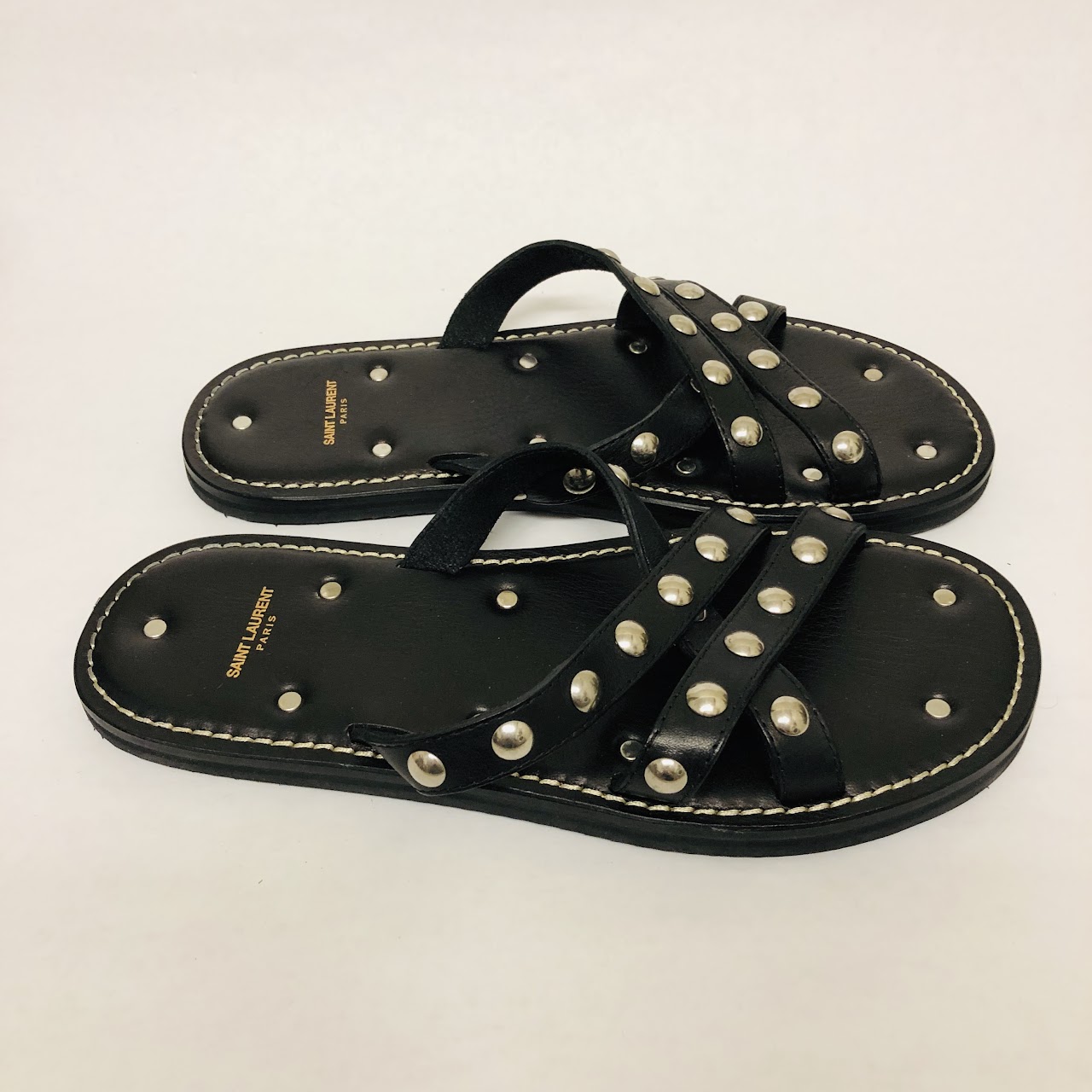 Saint Laurent Studded Sandals