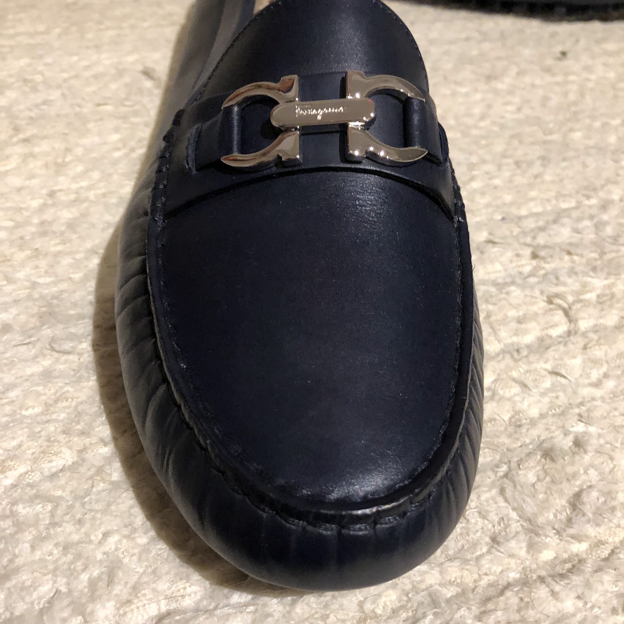 Salvatore Ferragamo NEW Dark Blue Loafers