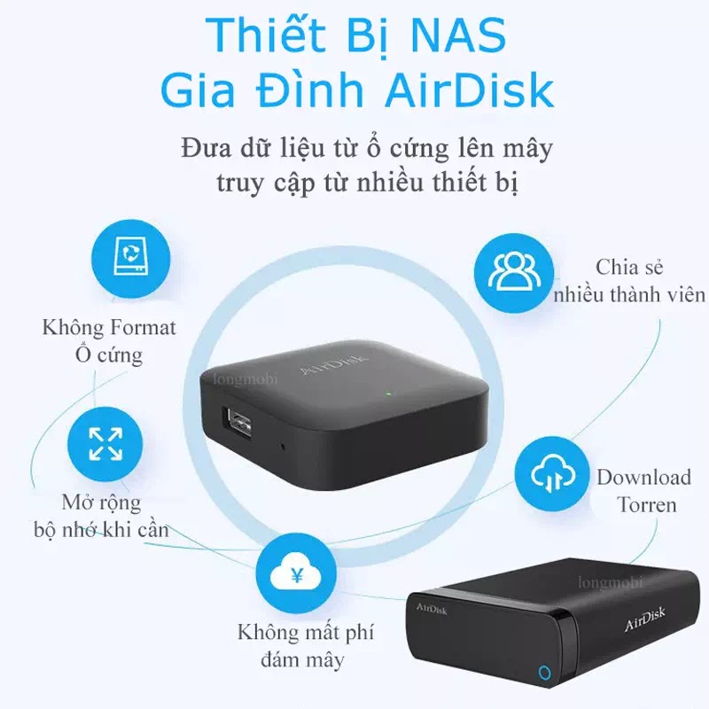 Thiết bị lưu trữ nas airdisk