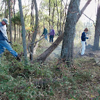 Click to Expand The Cleanup begins: Notice the gravestone lying on the ground on the center right side of this picture.