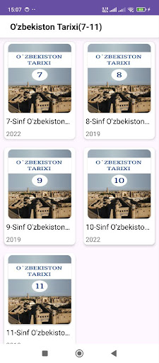 Screenshot O'zbekiston Tarixi(7-11-Sinf)