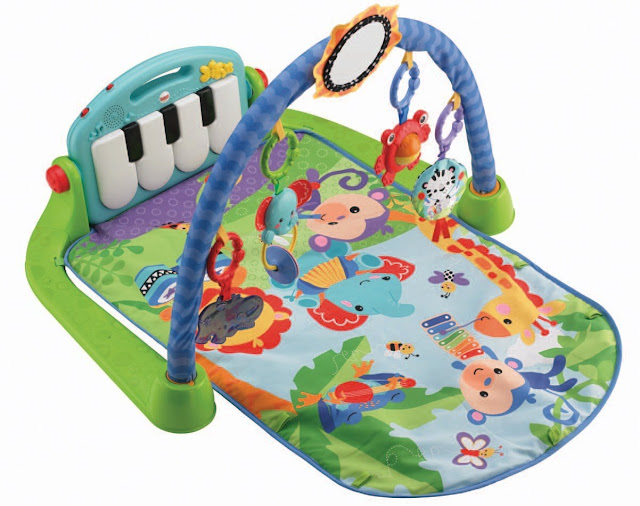 Thảm nằm chơi piano Fisher Price BMH49