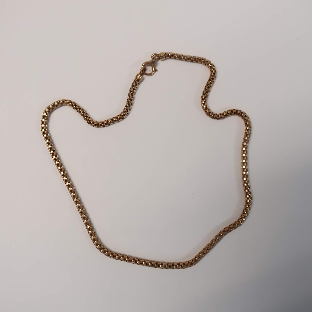 14K Gold Mesh Chain Necklace