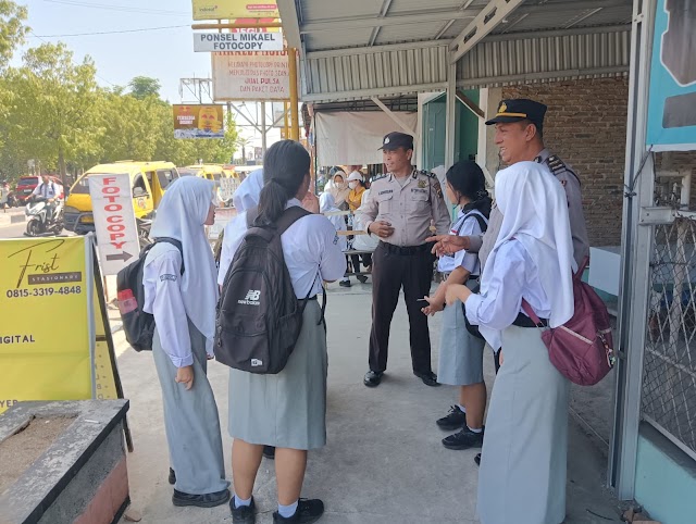 Sat Binmas Polres Tebing Tinggi Laksanakan Patroli dan Imbau Pelajar di SMA Negeri 1