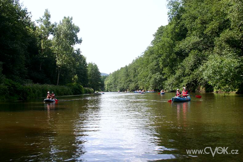 Kanoën op de Ohře