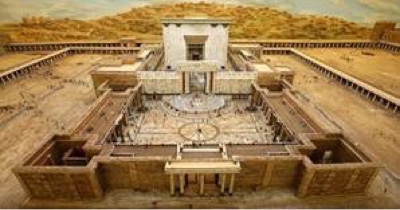 Reproduction of the Jewish Temple in times of Rome