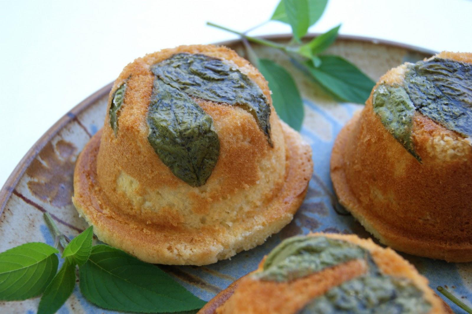 I made these mini pound cakes