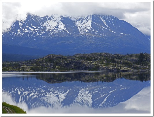 White Pass Summit on Klondike Highway to Skagway