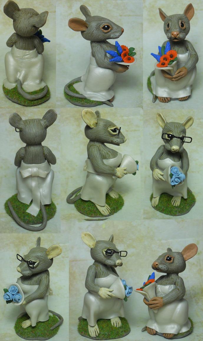 Mice Wedding Cake Topper by  Caerban on deviantART