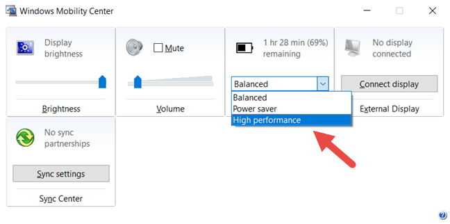 Windows, energieschema's