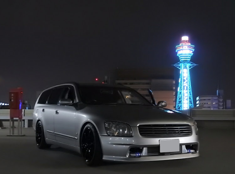 ステージアの裏ナナガン・select few・大阪シンボルタワー通天閣(｡•̀ᴗ-)و ̑̑✧に関するカスタム事例の投稿画像1枚目