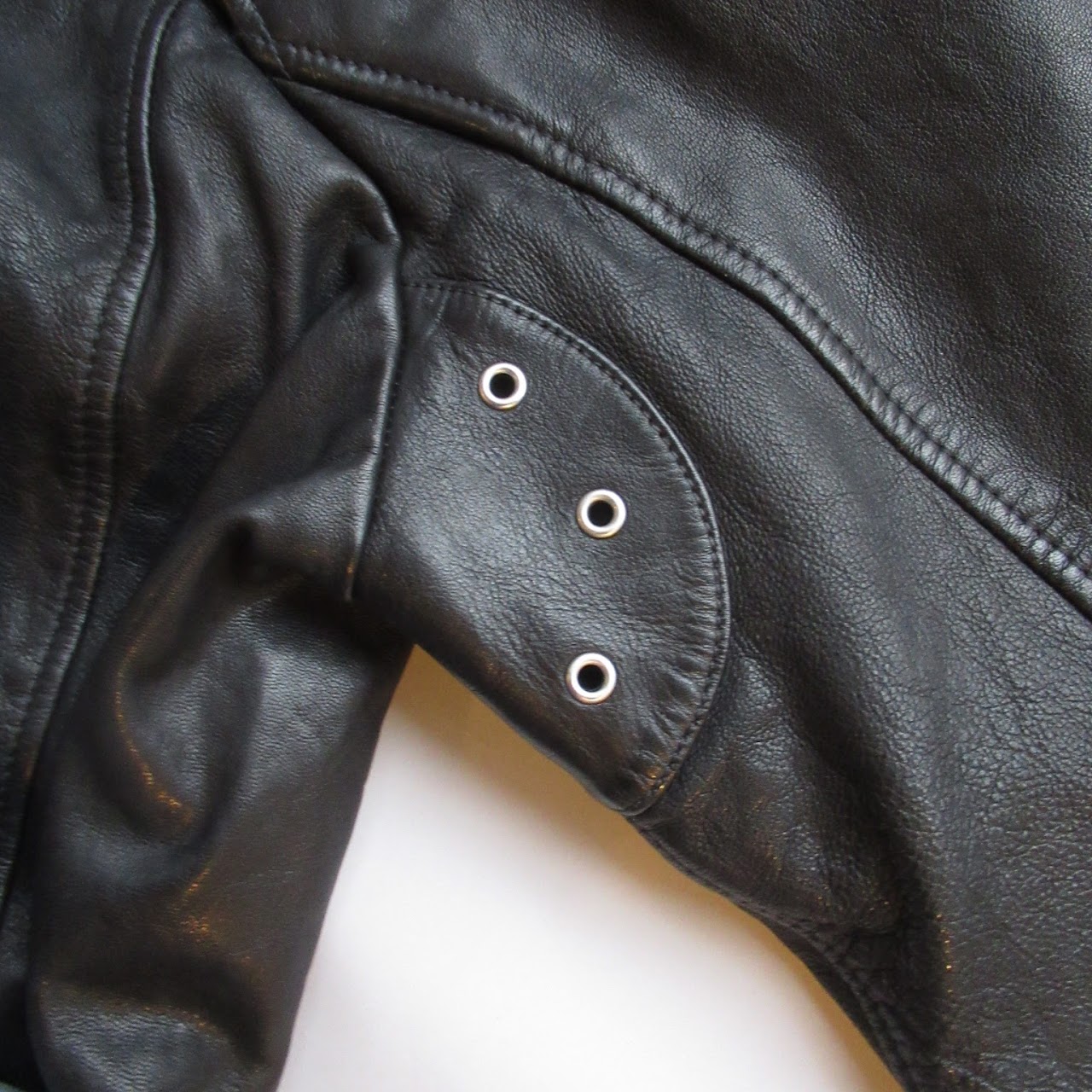 Diesel Black Lambskin Leather Biker Jacket