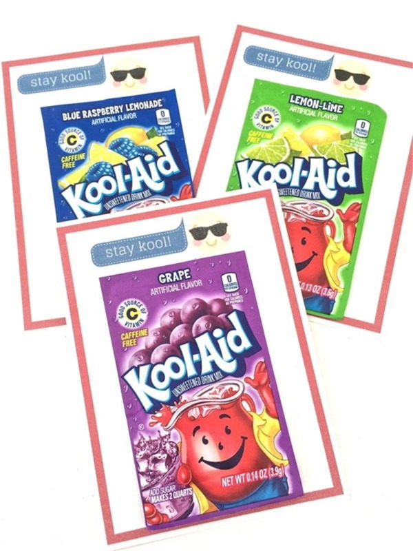 homemade valentine kool aid