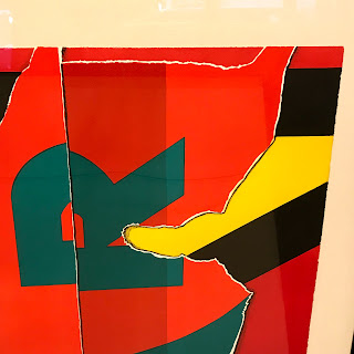 Signed Abstract 'R' Lithograph