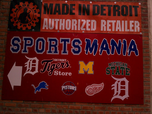 Sports Memorabilia Store «Sports Mania Detroit», reviews and photos, 400 Monroe Ave, Detroit, MI 48226, USA