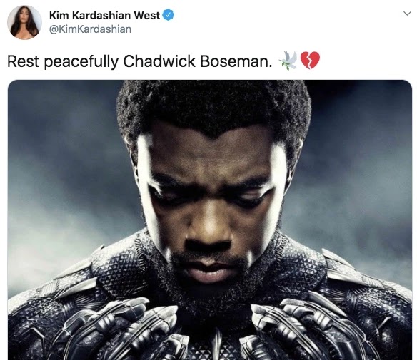 The world reacts to the death of Black Panther star, Chadwick Boseman