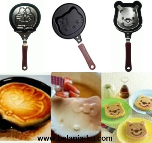 Teflon Frying pan mini wajan anti lengket telur ro