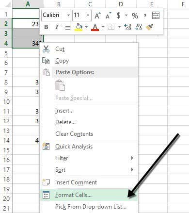 cellen opmaken excel