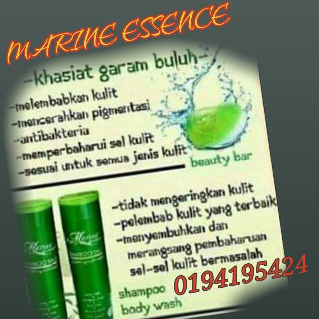 AKU & DIA: SHAMPOO MARINE ESSENCE, BODY WASH MARINE 