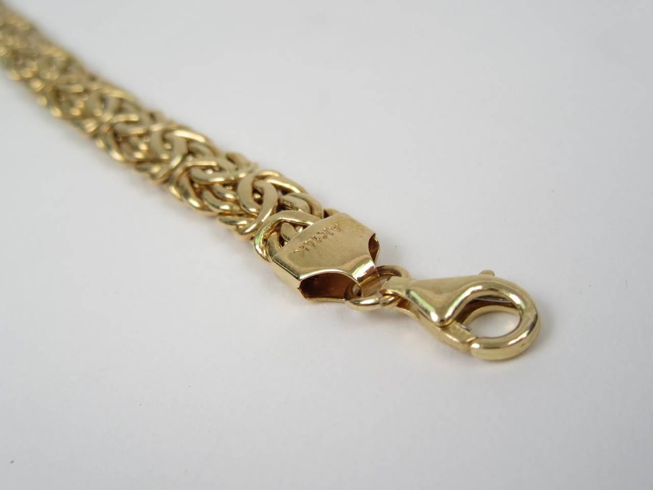 Atasay Kuyumculuk 14k Flat Byzantine Bracelet