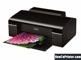 Reset Epson T25 printer with Epson reset program