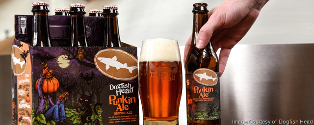 Dogfish Head Punkin Ale  & Ceramic Growlers Return For 2018