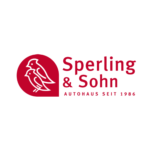 B. Sperling & Sohn GmbH Ford & Fiat Vertragswerkstatt, Mitsubishi Händler logo