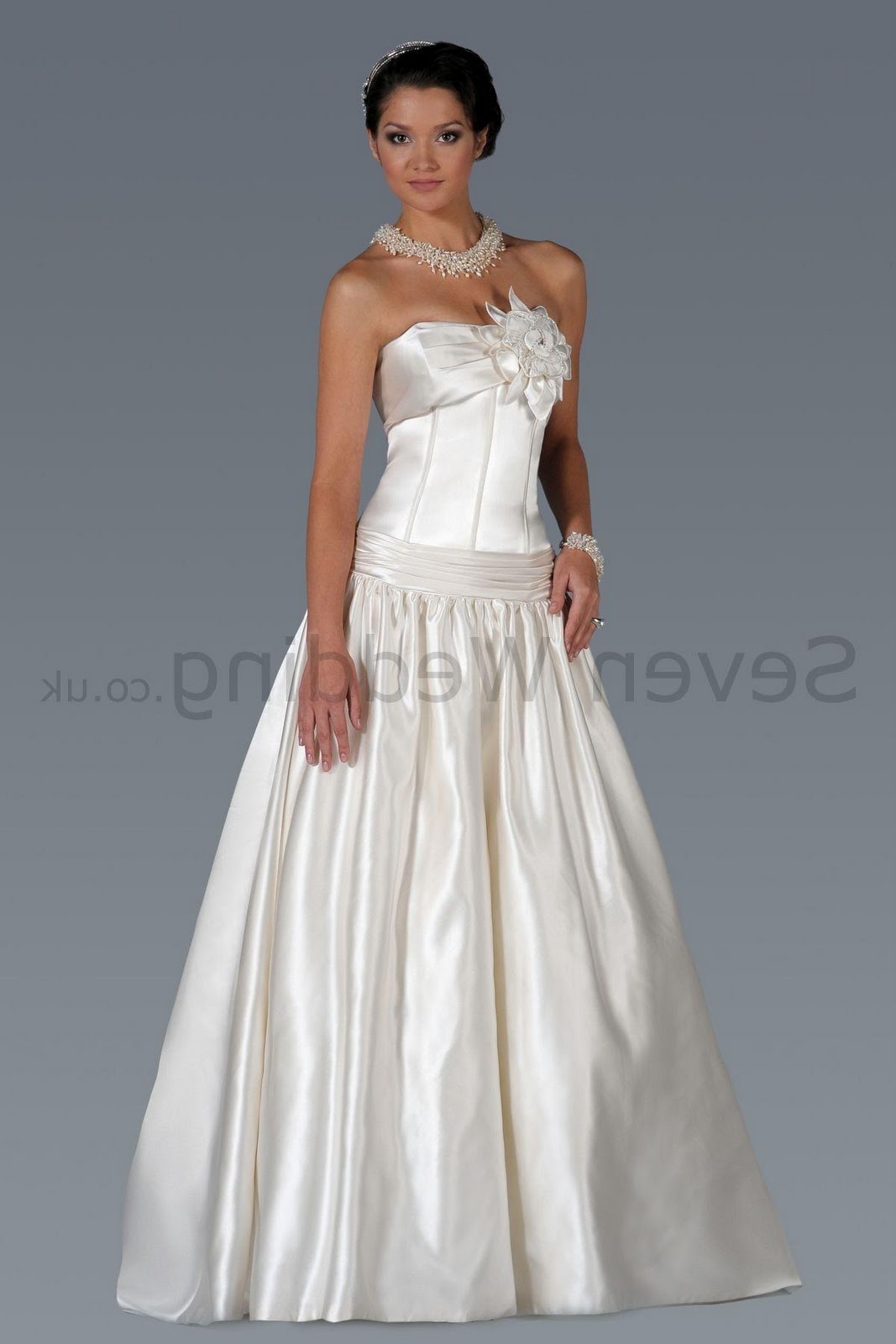 Satin Ball Gown Sweetheart