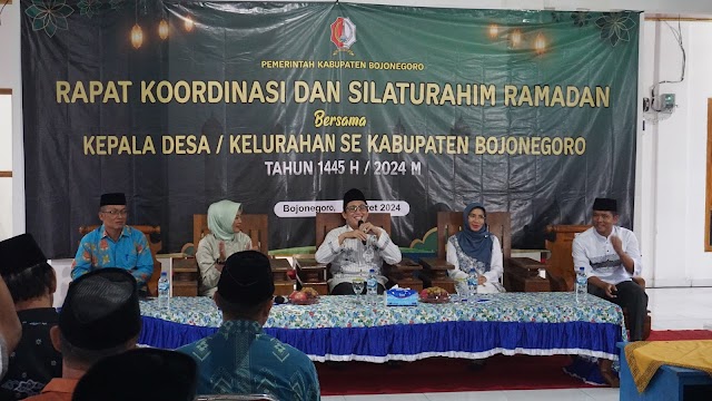 Sinkronisasi Program Pemkab Bojonegoro Gelar Rakor dan Silaturahim Ramadhan Bareng Para Kepala Desa