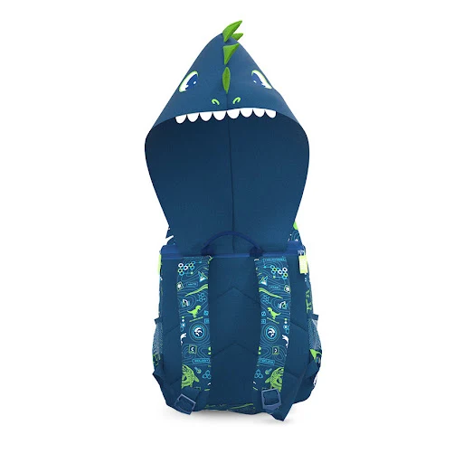 Ba lô Hoodie - Khủng long Siêu Đẳng Xanh dương CLEVERHIPPO BD3106 -MYKINGDOM