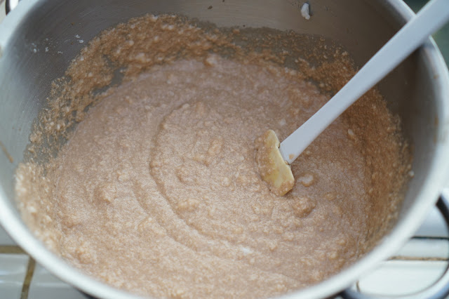 photo of the cake batter in a bowl