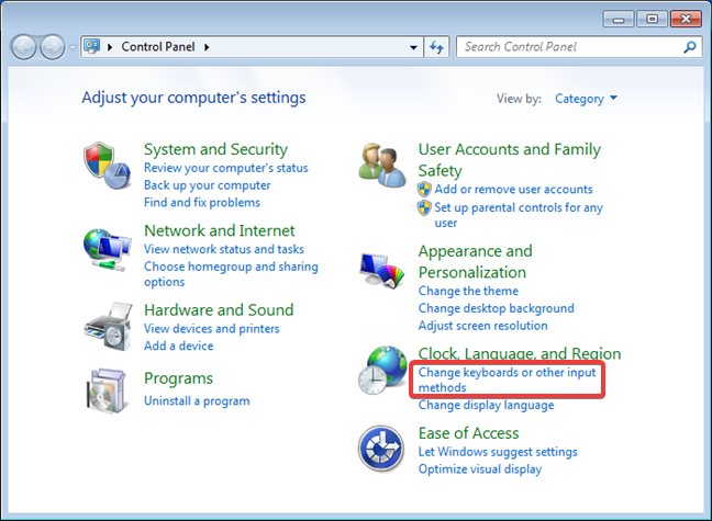 Windows 7: การตั้งค่านาฬิกา ภาษา และภูมิภาค