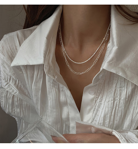 Title 8, New Womens Niche Design S925 Silver Geometric ...