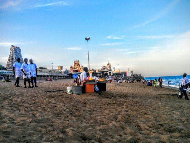 The Sea Shore Tiruchendur Temple