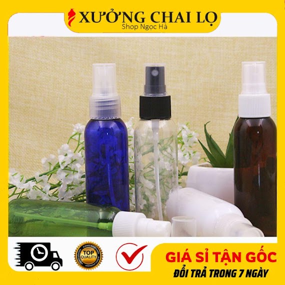 Chai Lọ Xịt Phun Sương [10Ml - 250Ml] Chai Lọ Nhựa Pet Xịt Phun Sương Đựng Nước Hoa, Tinh Dầu, Chiết Mỹ Phẩm Du Lịch